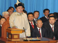 President: Tsakhiagiin Elbegdorj